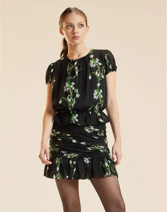 Cynthia Rowley Silk Mini Skirt