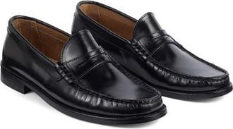 L.k. Bennett Solo Penny Loafer in Black at Nordstrom, Size 12Us