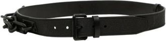 Louis Vuitton Pre-owned Vintage Leather Belt - Heren - Vintage Accessoires - Zwart - ONE Size - Leer - Vintage