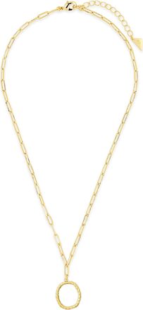 Sterling Forever Braided Initial Pendant Necklace