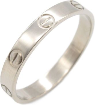 Cartier White Gold White Gold (18K) Band Ring (Pre-Owned)