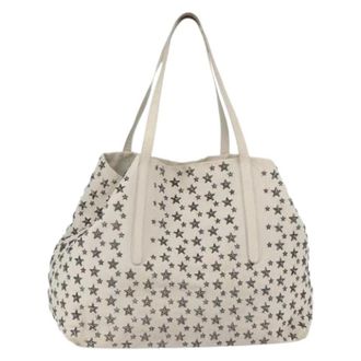 Jimmy Choo London Pre-owned Tote Bags, female, White, Size: ONE SIZE Pre-owned Tote Bag