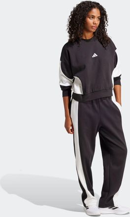 adidas Trainingsanzug ADIDAS SPORTSWEAR LAZIDAY, Damen, Gr. XL, schwarz, Obermaterial: 70% Baumwolle, 30% Polyester, Sportanz&uuml;ge Trainingsanzug