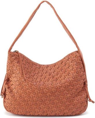 Hobo Kori Woven Leather Hobo in Harvest Wheat at Nordstrom
