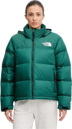 The North Face 1996 Retro Nuptse Jacket - Dames - Ski Jassen - Groen - S - Nylon - Fitness