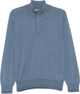 Canali Maglione a collo alto - Blu
