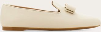 Ferragamo Women Vara bow loafer White Size 10.5