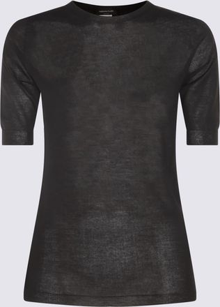 Fabiana Filippi Black Wool Knitwear