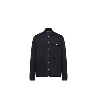 Moncler Moncler Bandelier Shirt Jacket, Men, Blue, Size: 2