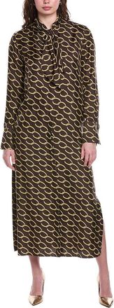 Oscar De La Renta Silk Maxi Dress