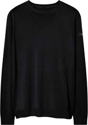 Roberto Ricci Design Maxell Round Knit - Heren - Ronde hals truien - Zwart - L - Truien & Vesten