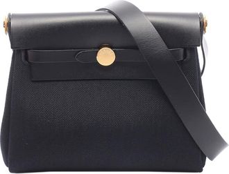 Herm&egrave;s Pre-owned Hermes Military Toile and Vache Hunter Herbag Zip 20 Ladies NHLQ18YHWFXE08MH