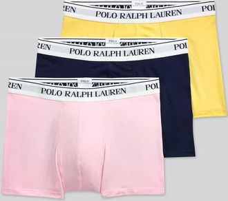 Ralph Lauren Skinny Fit Boxershorts aus Baumwoll-Mix im 3er-Pack in Rosa, Gr&ouml;&szlig;e XXL