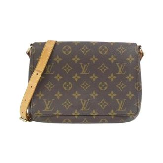 Louis Vuitton Pre-owned Cross Body Bags, female, Brown, Size: ONE SIZE Pre-owned Monogram Musette Tango Shoulder Bag