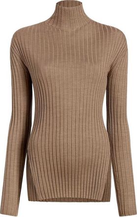 Khaite 18374545FINESILKMERINO 934CHESTNUT