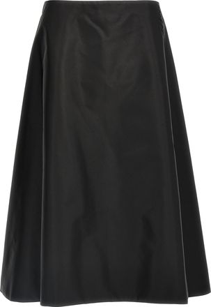 Marni Black Polyamide Midi Womens Skirt
