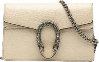 Gucci Pre-owned Cross Body Bags, female, Beige, Size: ONE SIZE Pre-owned Crossbody Bag