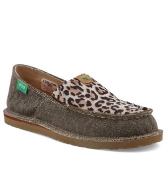 Twisted X Boots Womens Slip-On Loafers In Dust Leopard