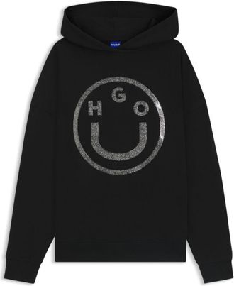 HUGO BOSS Happy-HUGO hoodie in cotton terry