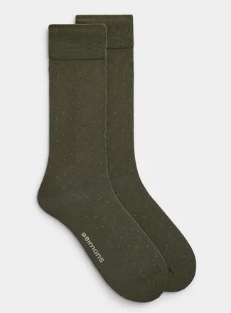 Le 31 Mens Pin dot dress socks