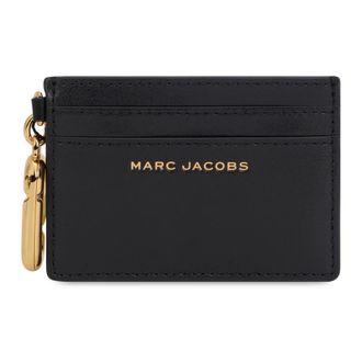 Marc Jacobs Card holder with charm - female - Marc Jacobs - Wallets & Cardholders - Black - ONE SIZE - Accessories