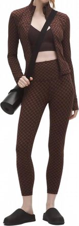lululemon Square Heart Jacquard Align High-Rise Pant In Java Sequoia