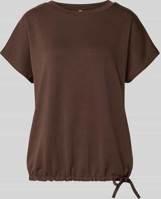 Soyaconcept T-Shirt mit Rundhalsausschnitt in Dunkelbraun, Gr&ouml;&szlig;e XXL