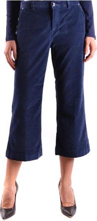 Jacob Cohen Wijde broek - Dames - Wijde Broeken - Blauw - W27 - Broeken