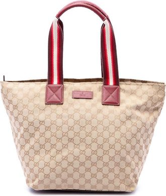 Gucci Pre-owned Gucci GG Canvas Web Tote Ladies TV7EPJFGZ6OTE5X2