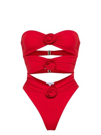 La Reveche Costume intero Vesna con cut-out - Rosso