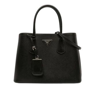 Prada Pre-owned Handbags, female, Black, Size: ONE SIZE Pre-owned Satchel