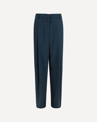 Giorgio Armani Pleated silk Pants Female 44
