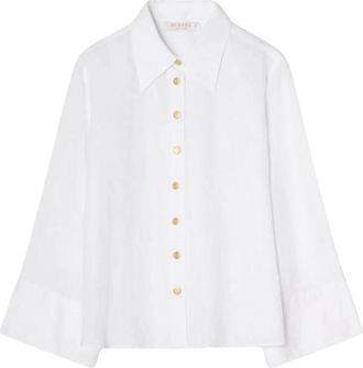 Busnel Romy Shirt - Dames - Blouses & Shirts - Wit - Maat: XS Katoen