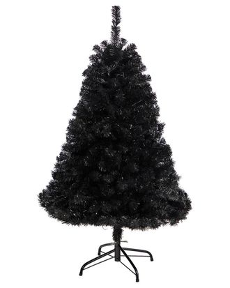 Nearly Natural 4Ft. Black Artificial Christmas Tree