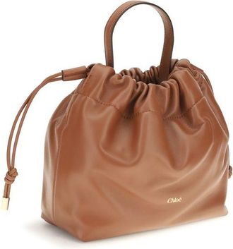 Chlo&eacute; Womens Brown Lamb Ovis Aries Shoulder Bag