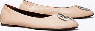 Tory Burch Womens Claire Cap-Toe Ballet, size 4.5