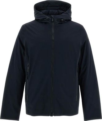 Roberto Ricci Design Technische jas met capuchon - Heren - Jassen - Blauw - Maat: L