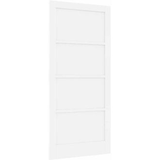 vidaXL Vidaxl - Puerta Interior Blanco 93 X 202 Cm Madera Contrachapada