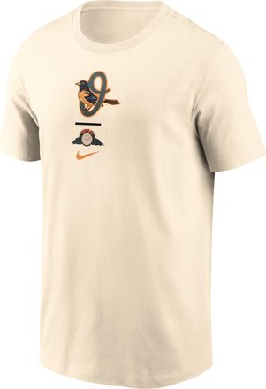 Nike Baltimore Orioles City Connect 2-Hit Nike Mens MLB T-Shirt in Brown | N19915AOLE-V0M
