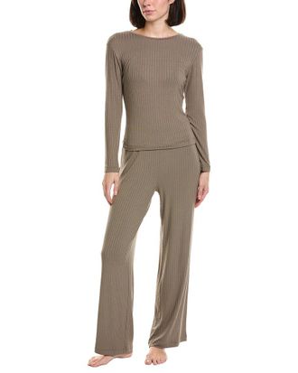 Natori 2Pc Harmony Rib Pajama Set