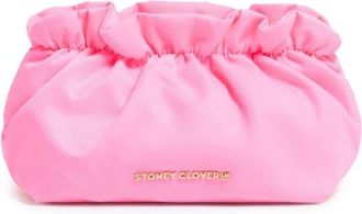 Stoney Clover Lane Bow Nylon Pouch in Bubblegum at Nordstrom