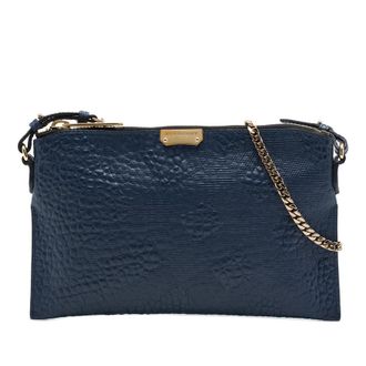 Burberry Pre-owned Burberry Small Grain Check Embossed Leather Chichester Crossbody Ladies 6MQSWMK1ZAJGWMWX