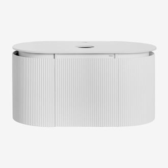 Sklum Conjunto De Mueble De Ba&ntilde;o Suspendido 90x50 Cm En Madera Carsone Sklum