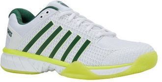 K-Swiss Express Light Pickle Ball Running Shoe in White/Neon Lime/Eden at Nordstrom, Size 11.5