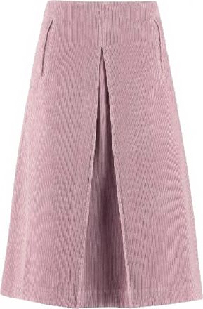 Baum Und Pferdgarten Womens Elegant Midi Skirt In Lavender