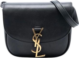 Saint Laurent Pre-owned Cross Body Bags, female, Black, Size: ONE SIZE Pre-owned The Kaia Shoulder Bag