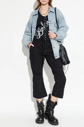 Balenciaga Cargo Trousers, Womens, Black