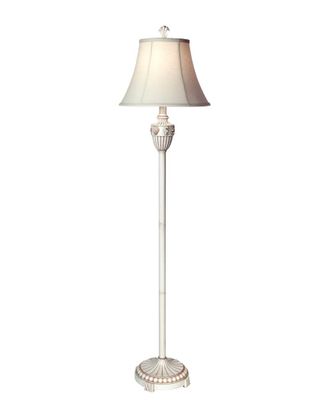 StyleCraft Stylecraft 61In Seashell Motif Cream Floor Lamp