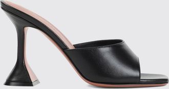 Amina Muaddi Heeled Sandal Woman color Black