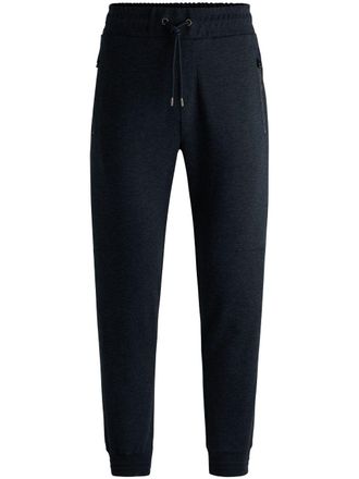 BOSS tapered-leg track pants - Blue